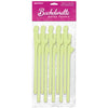 Bachelorette Party Favors - Dicky Sipping Straws - Glow in the Dark Straws - Set of 10-PD6203-02