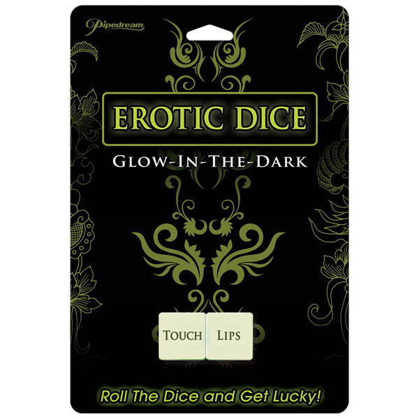 Erotic Dice - Glow in the Dark Couples Dice Game-PD8018-01