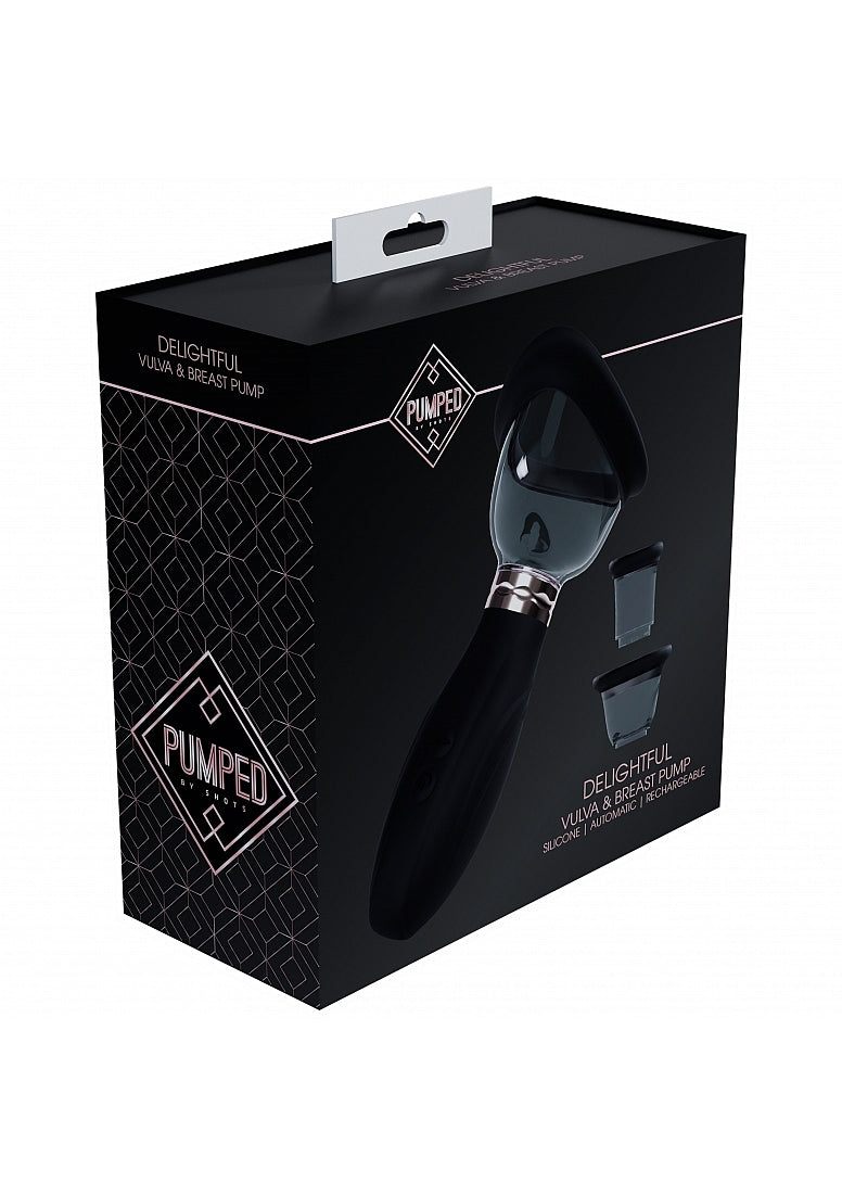 Pumped - Delightful - Automatic - 5 Speed - Silicone - Rechargeable Vu...-PMP050BLK