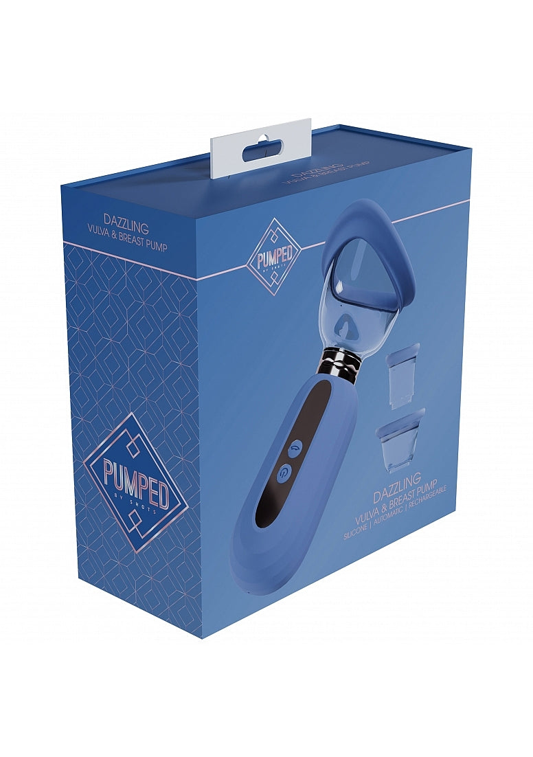 Pumped - Delightful - Automatic - 5 Speed - Silicone - Rechargeable Vu...-PMP052BLU