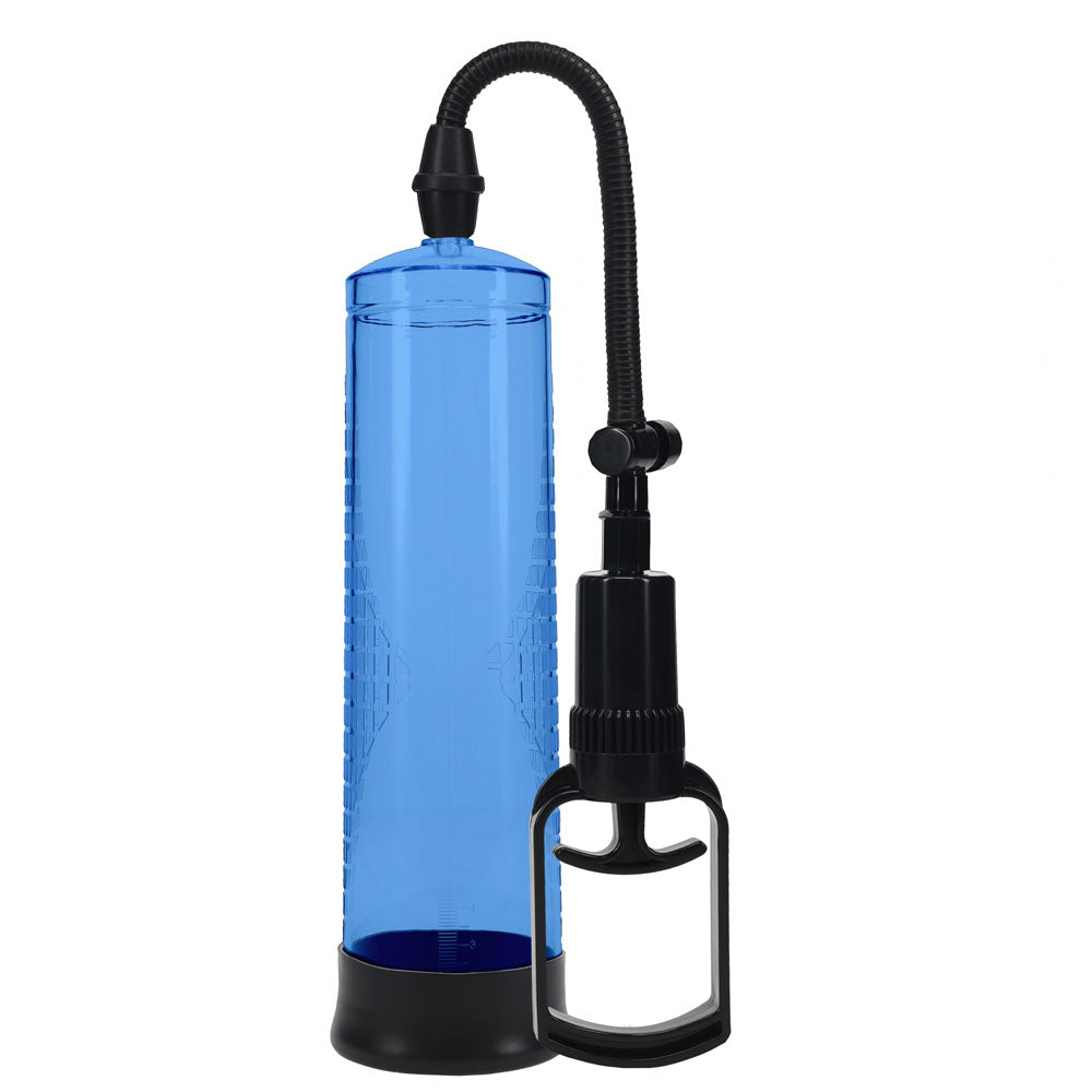 PUMPED Basic Pump 2 - Blue - Blue Penis Pump-PMP055BLU