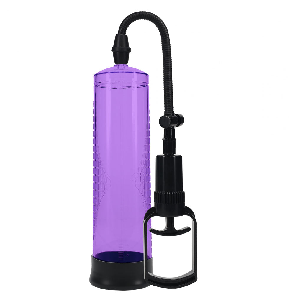 PUMPED Basic Pump 2 - Purple - Purple Penis Pump-PMP055PUR