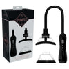 PUMPED Vulva & Breast Pump with Tongue Stimulator - Black - Black USB Rechargeable Ladies Pump