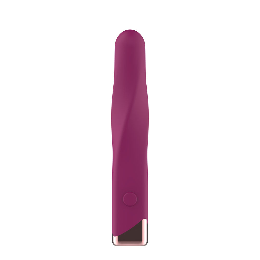 Passion Play Rechargeable Vibrating Bullet - Purple - Purple 12 cm USB Rechargeable Vibrating B