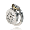 Petal-shaped Chastity Cage with Catheter - Long