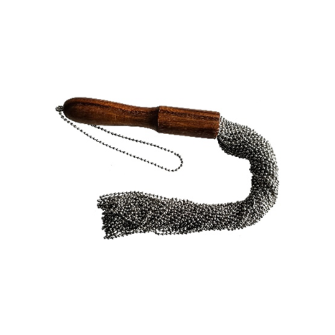 ROUGE BEADED METAL FLOGGER SILVER-RBMF11795S