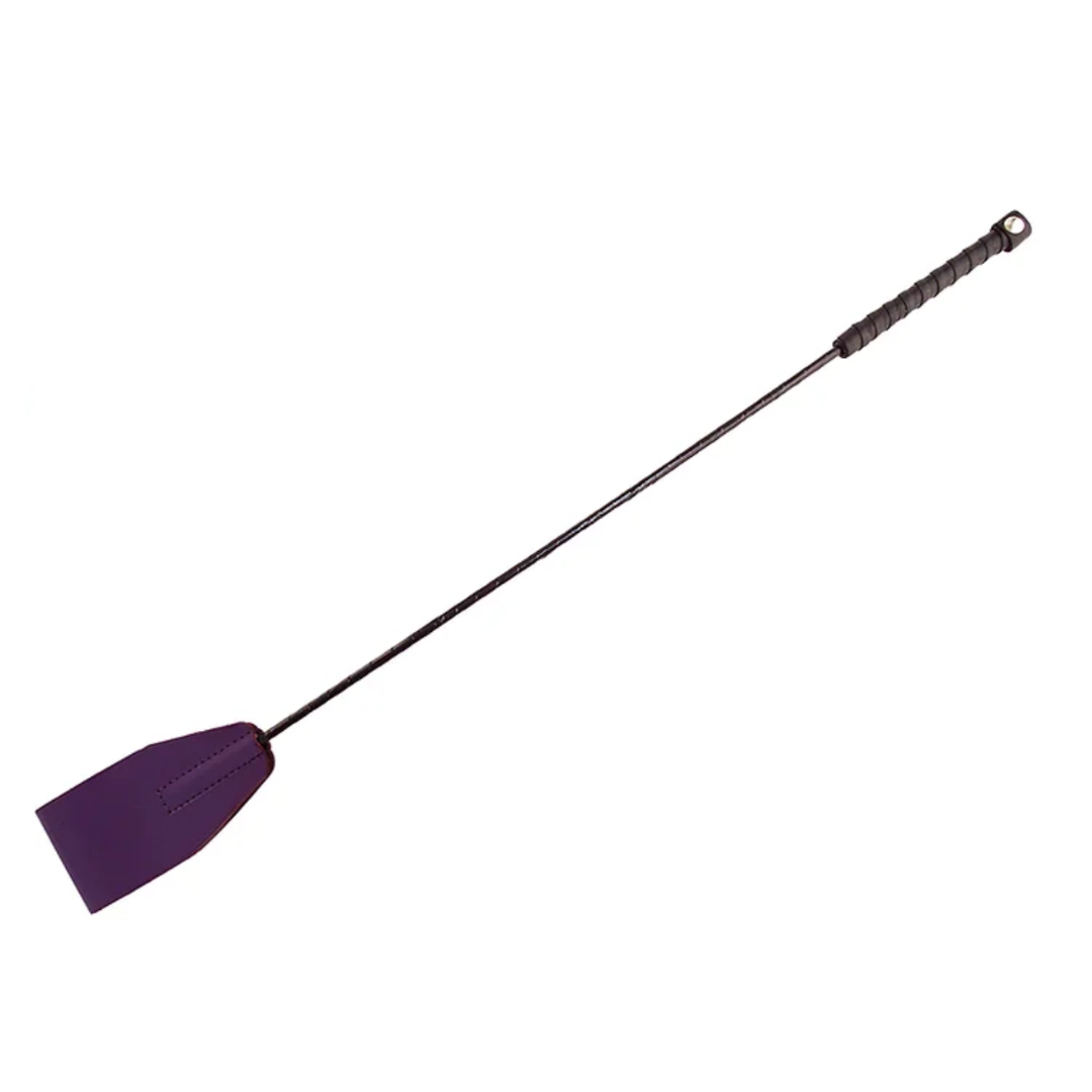 LEATHER RIDING CROP PURPLE-RCR1010PU