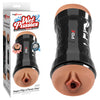 PDX Wet Pussies Super Flip-A-Pussy Over - Brown - Brown Dual Ended Stroker (Vagina & Ass)-RD446-29