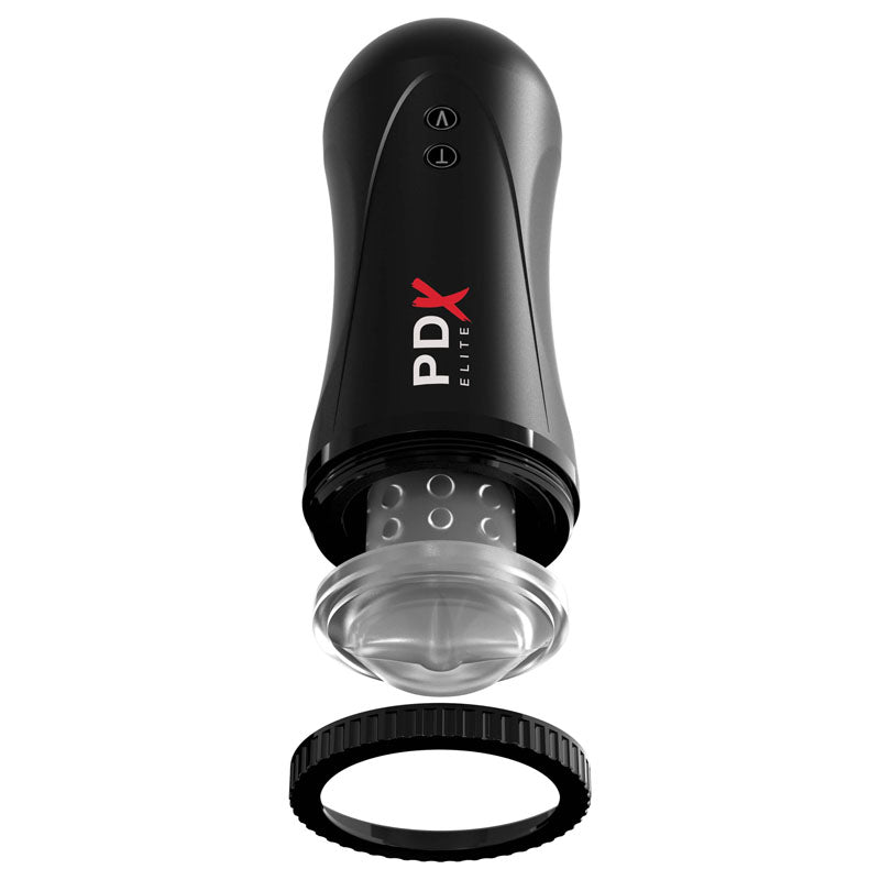 Pipedream Extreme Toyz Elite Moto Stroker - Black Powered Masturbator-RD538