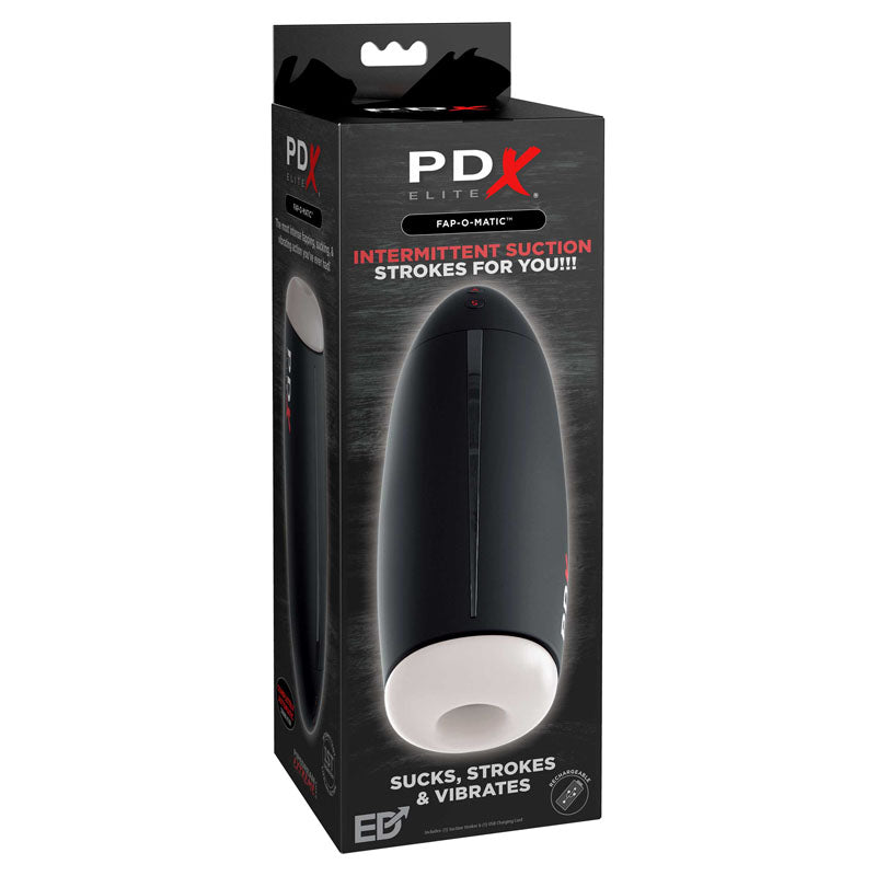 Pipedream Extreme Toys Elite Fap-O-Matic - USB Rechargeable Sucking Masturbator-RD541