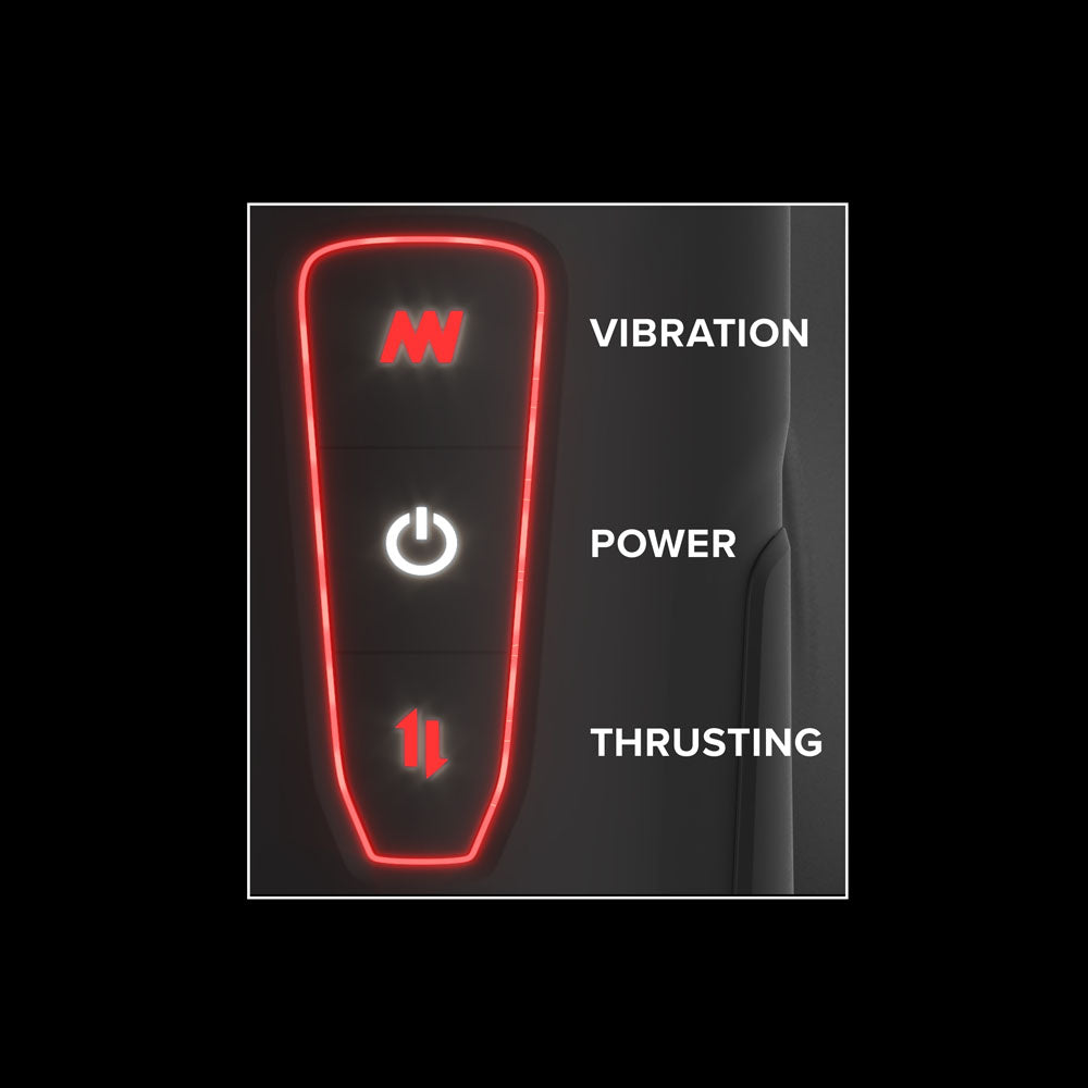 PDX Elite Milk Me Hotter - USB Rechargeable Thrusting Heating & Vibrating Auto Stroker-RD550-23