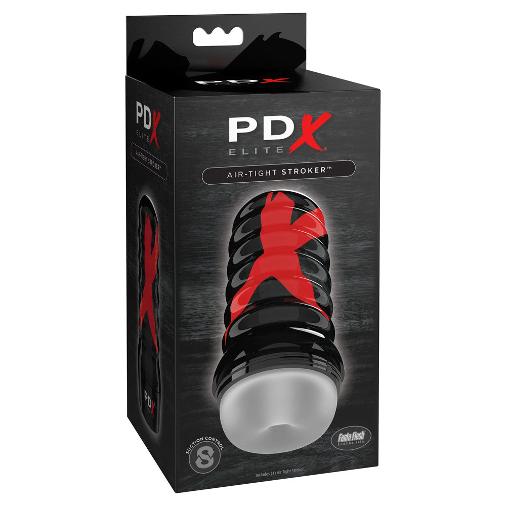 PDX Elite Air-Tight Stroker - Frosted - Clear Stroker-RD624-20