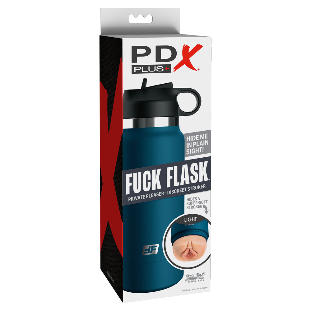 PDX Plus Fuck Flask - Private Pleaser - Flesh Discreet Vagina Stroker-RD627-21