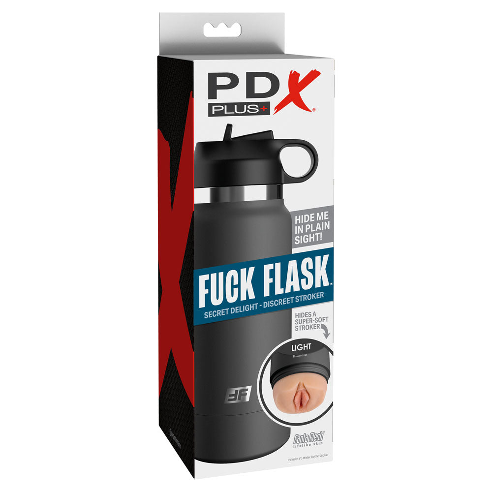 PDX Plus Fuck Flask - Secret Delight - Flesh Discreet Vagina Stroker-RD628-21