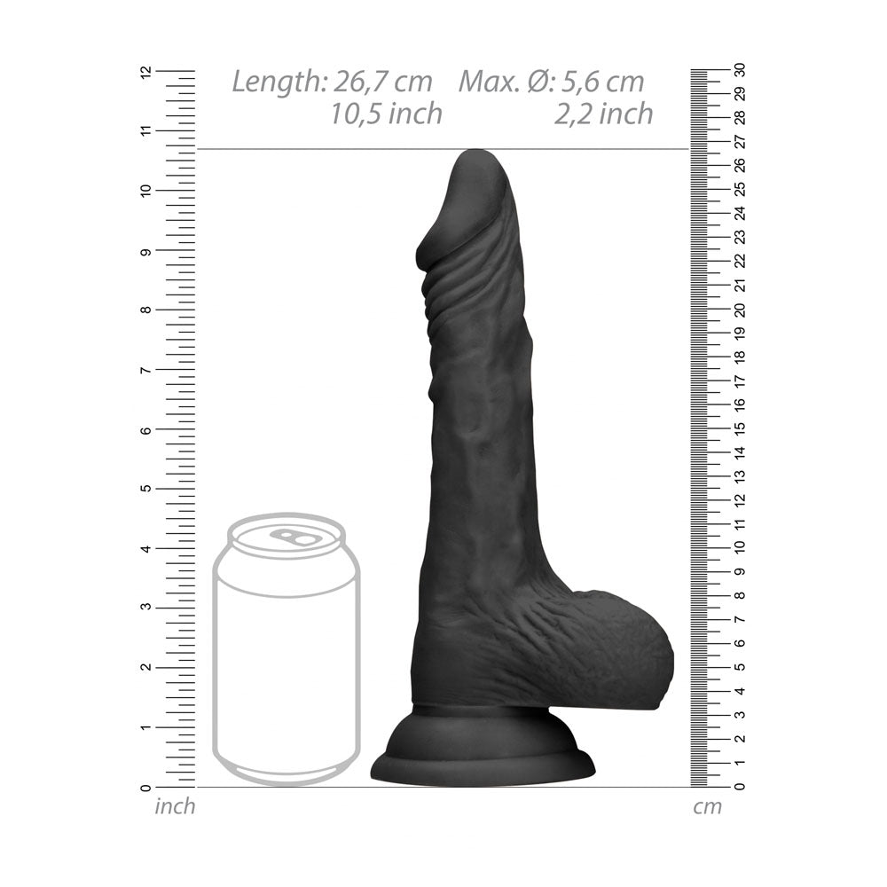 Realistic Velvet-Soft Dildo with Strong Suction Cup