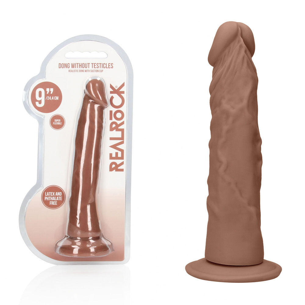 Realistic Velvet-Soft Dildo with Strong Suction Cup