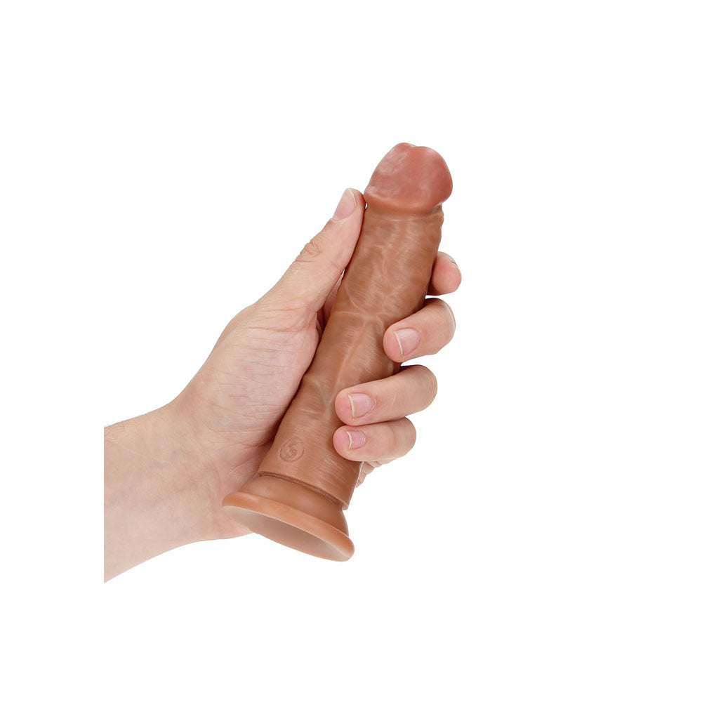 REALROCK Realistic Regular Curved Dildo with Suction Cup - 15.5 cm - Tan 15.5 cm (6) Dong-REA116TAN