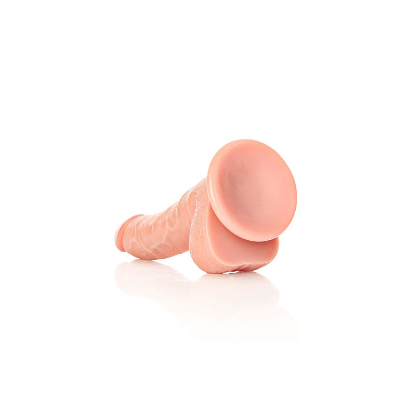 REALROCK Realistic Regular Curved Dong with Balls - 18 cm - Flesh 18 cm (7) Dong-REA122FLE