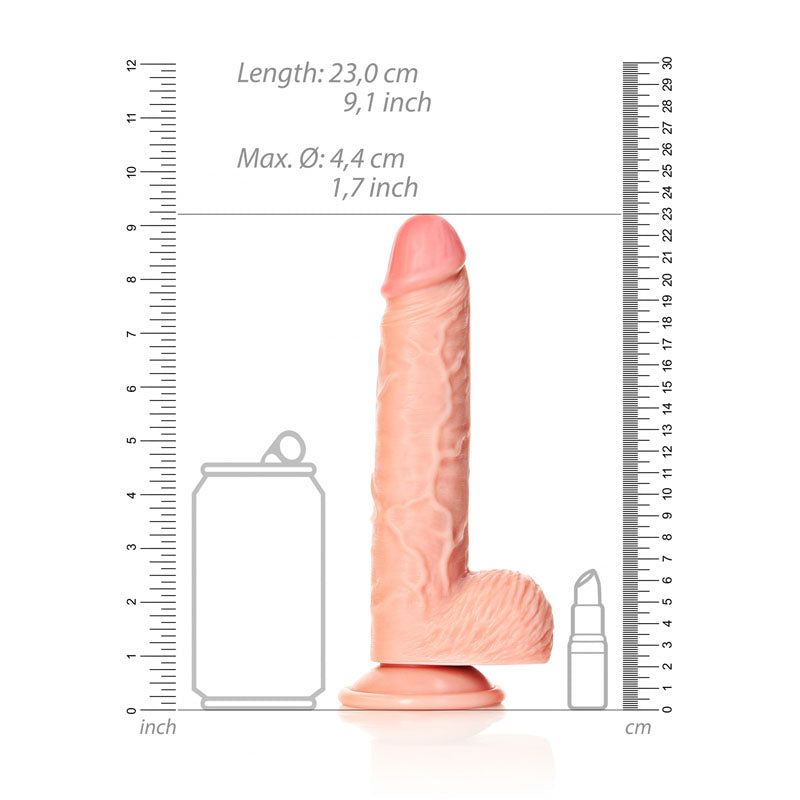 REALROCK Straight Realistic Dildo with Balls - 20.5 cm - Flesh 20.5 cm (8) Dong-REA125FLE