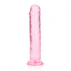 REALROCK 18 cm Straight Dildo - Pink - Pink 18 cm (7) Dong - REA152PNK