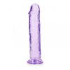 REALROCK 25 cm Straight Dildo - Purple - Purple 25 cm (10) Dong - REA154PUR