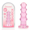 REALROCK 14 cm Curvy Anal Plug - Pink - Pink 14 cm (4.5) Butt Plug - REA158PNK