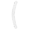 REALROCK 45 cm Double Dong - Clear - Clear 45 cm (18) Double Dong-REA160TRA