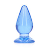 REALROCK 11.5 cm Anal Plug - Blue - Blue 11.5 cm (4.5) Butt Plug-REA162BLU