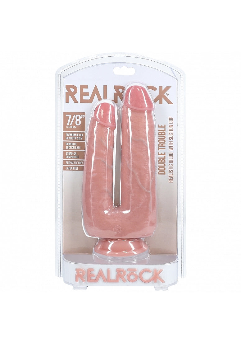 RealRock- Double Trouble 7"/8" Inches-REA176FLE