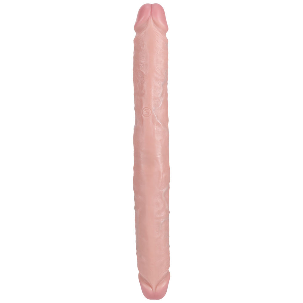 REALROCK 35cm Thick Double Dildo - Flesh - Flesh 35 cm (14) Thick Double Dong-REA185FLE