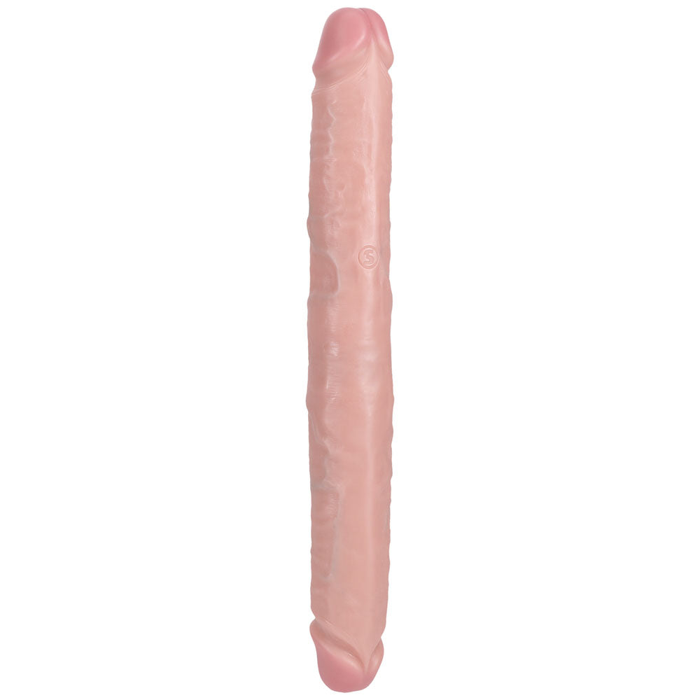 REALROCK 35cm Thick Double Dildo - Flesh - Flesh 35 cm (14) Thick Double Dong-REA185FLE