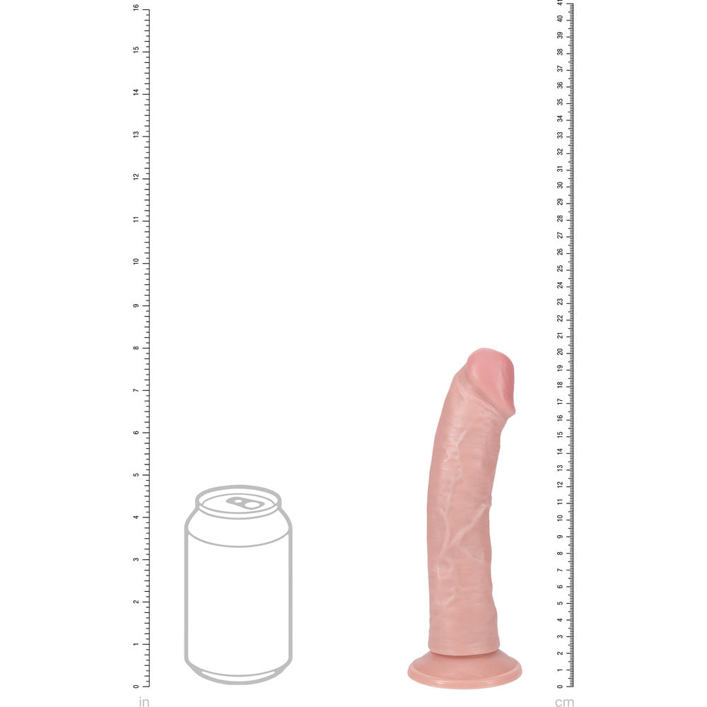 REALROCK 20cm Vibrating Cock - Flesh-(rea188fle)