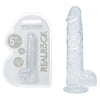 REALROCK 5 Crystal Clear Dildo with Balls - Clear - Clear 14.7 cm Dong