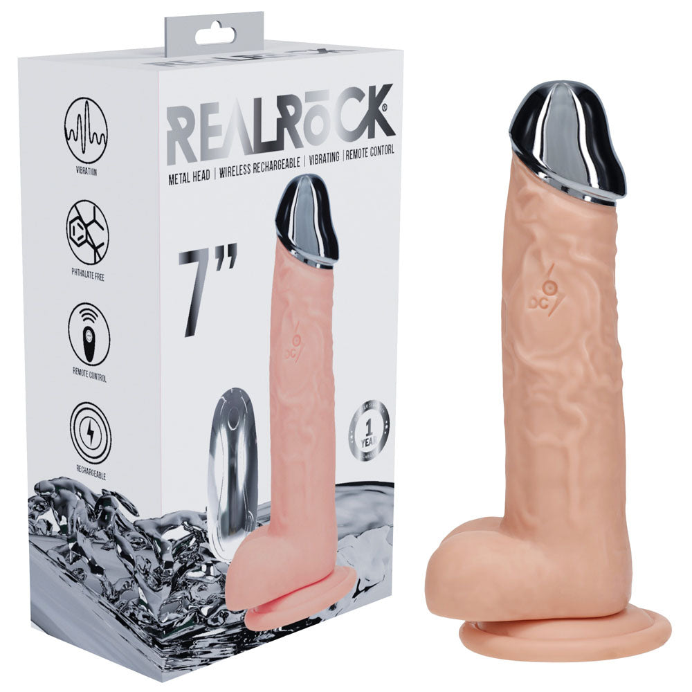 RealRock Metal Head Dildo: Powerful Vibrations & Pleasure