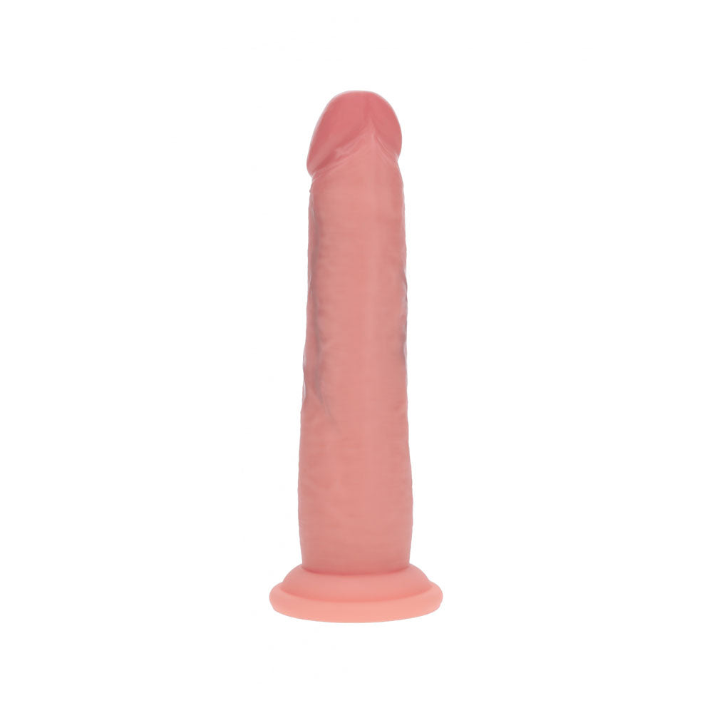 REALROCK Dual Density 7 Sliding Skin Silicone Dildo - Flesh - Flesh 15.2 cm Sliding Skin Dildo