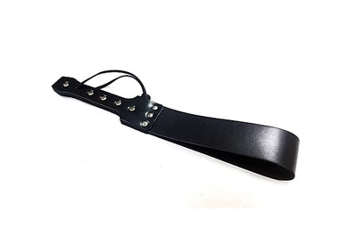 Leather Folded Paddle Black-RFP1105BK