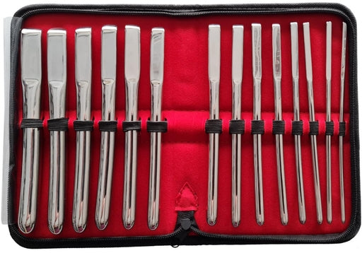 Stainless Steel Hegar Uterine Dilator 14 Piece Set-RHUD097