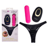 Maia DATE NIGHT PANTY VIBE - S/M - Black S/M Panty with Pink USB Rechargeable Bullet & Remote