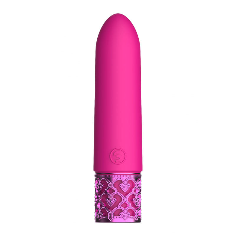 ROYAL GEMS Imperial - Silicone Rechargeable Bullet - Pink 10 cm USB Rechargeable Bullet-ROY010PNK