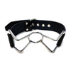 LEATHER SPIDER GAG BLACK-RSG1156BK