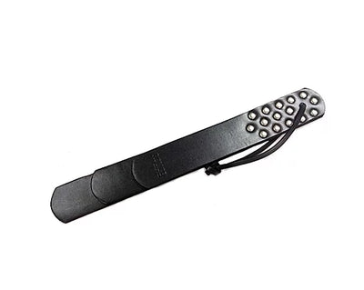 Leather Three Flap Paddle Black-RSP1104BK