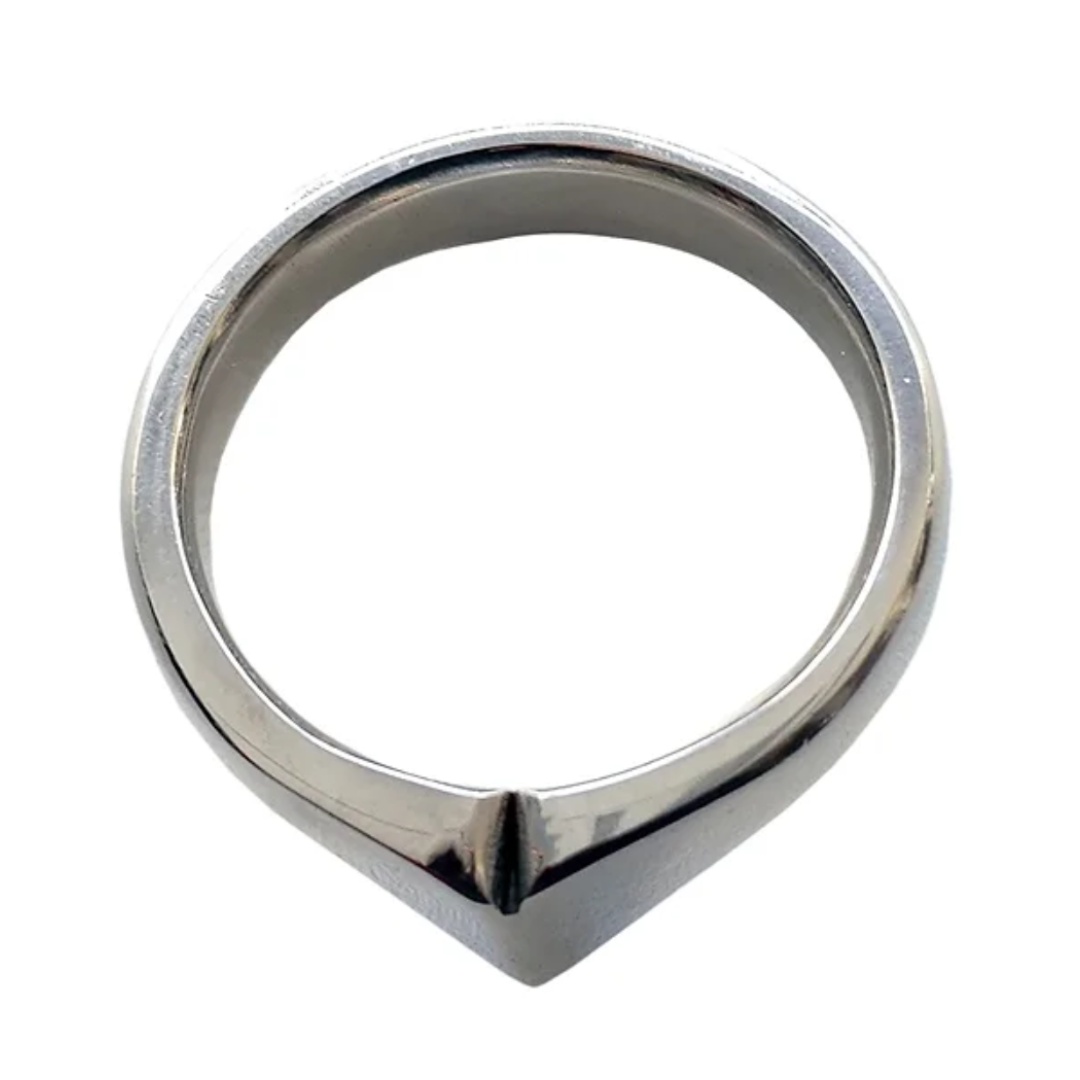 STAINLESS STEEL TAJ CROWN RING-RTR105