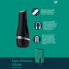 Satisfyer Men Classic - Black/Silver Stroker-SATMENCL-SIL