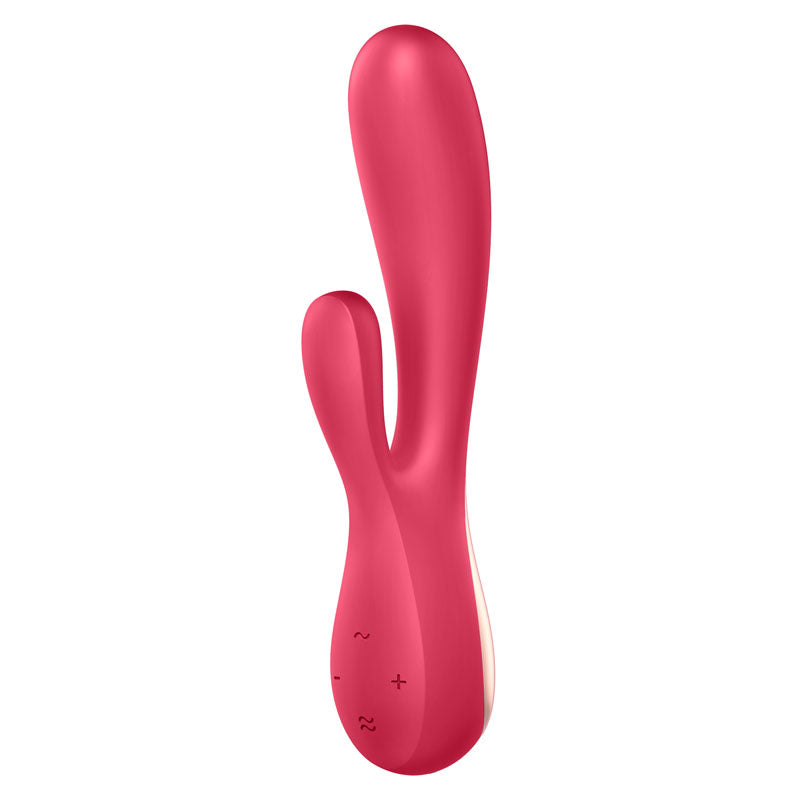 Satisfyer Mono Flex - Red App Controlled USB Rechargeable Rabbit Vibrator-SATMFLEX-R