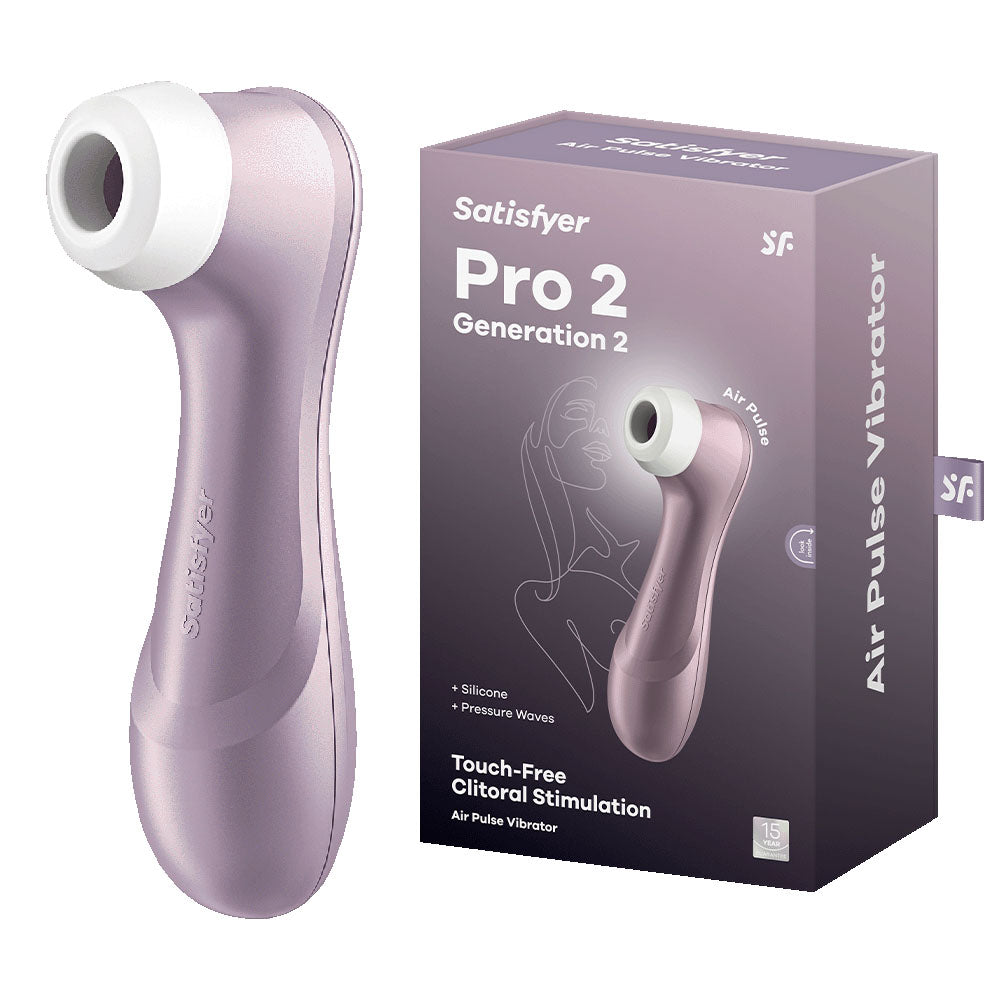 Satisfyer Pro 2 - Purple - Touch-Free USB-Rechargeable Clitoral Stimulator-SATPRO2-PUR