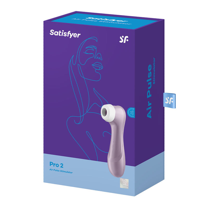 Satisfyer Pro 2 - Purple - Touch-Free USB-Rechargeable Clitoral Stimulator-SATPRO2-PUR