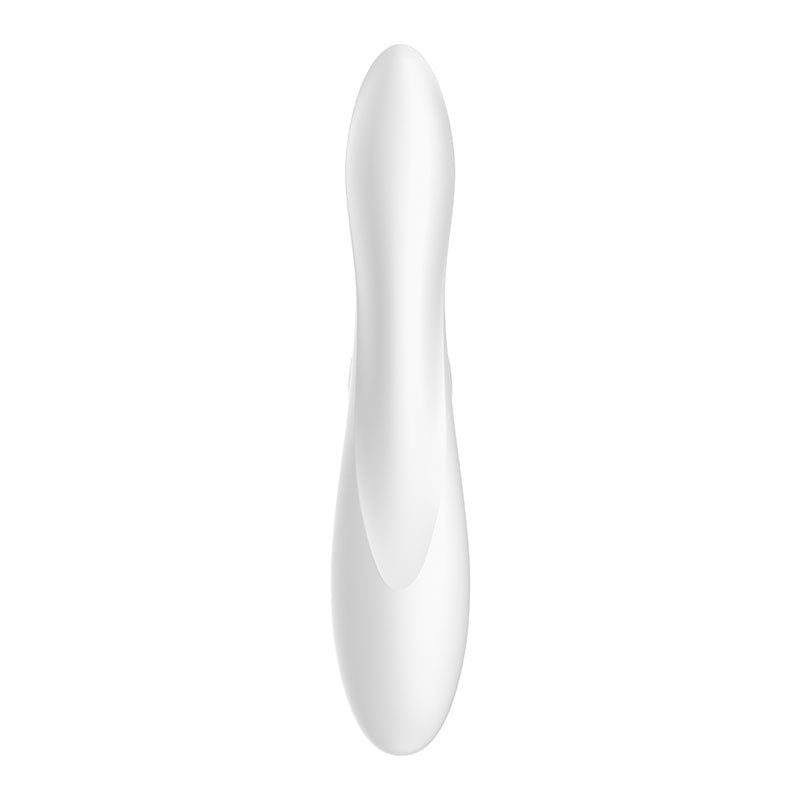 Satisfyer Pro + G-Spot - White 22 cm USB Rechargeable Rabbit Vibrator with Touch-Free Clitoral Stimulator-SATPROGSR