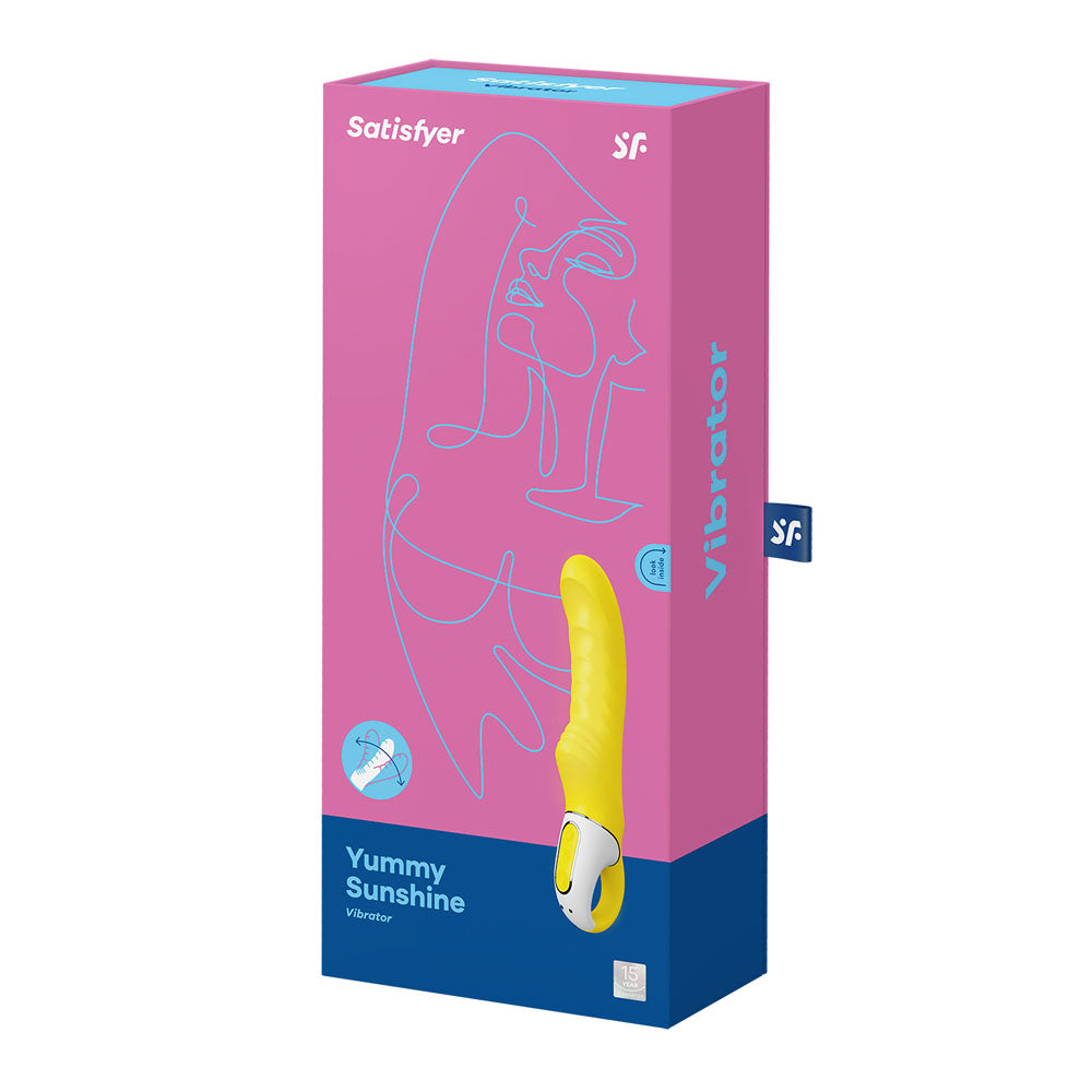 Satisfyer Vibes - Yummy Sunshine - Yellow USB Rechargeable Vibrator-SATV-YS