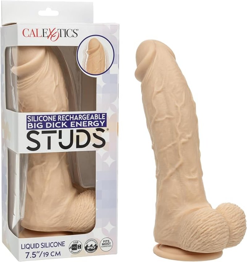 Silicone Rechargeable Big Dick Energy Studs� - Ivory-SE-0257-20-3