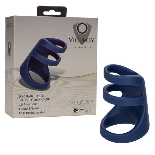 Viceroy Rechargeable Triple Cock Cage-SE-0433-10-3